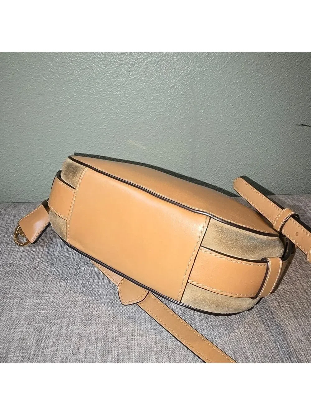 Michael Kors Romy suede leather bag